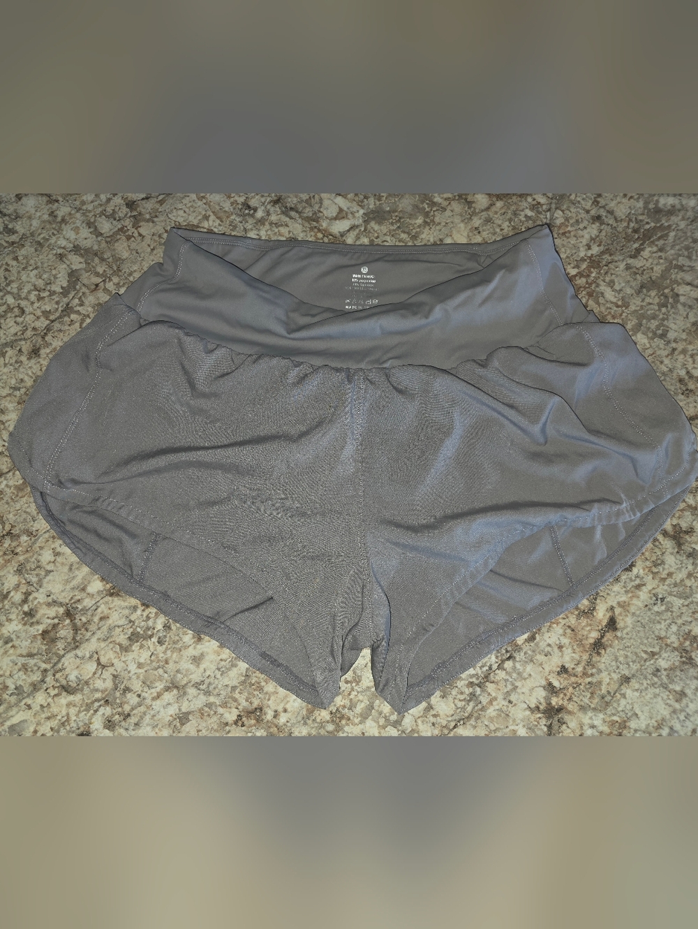 Gray Athletic Shorts with Built-In Shorts XL NWOT